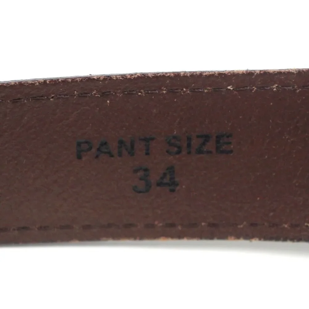 Levi's BROWN REAL LEATHER 1 3/8